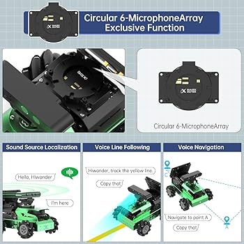 ロボット Amazon.com: JetAuto ROS2 Robot Car with ChatGPT Large AI